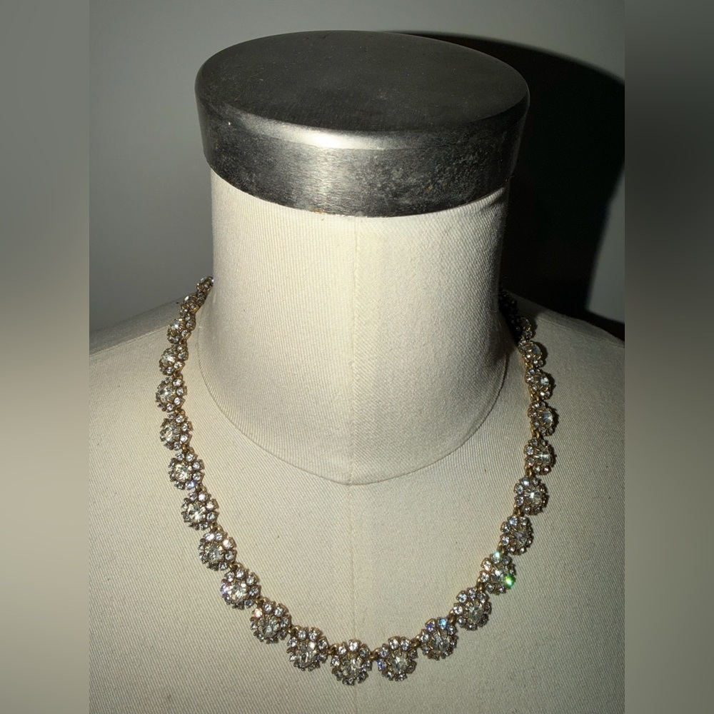 J.Crew Floral Crystal Necklace